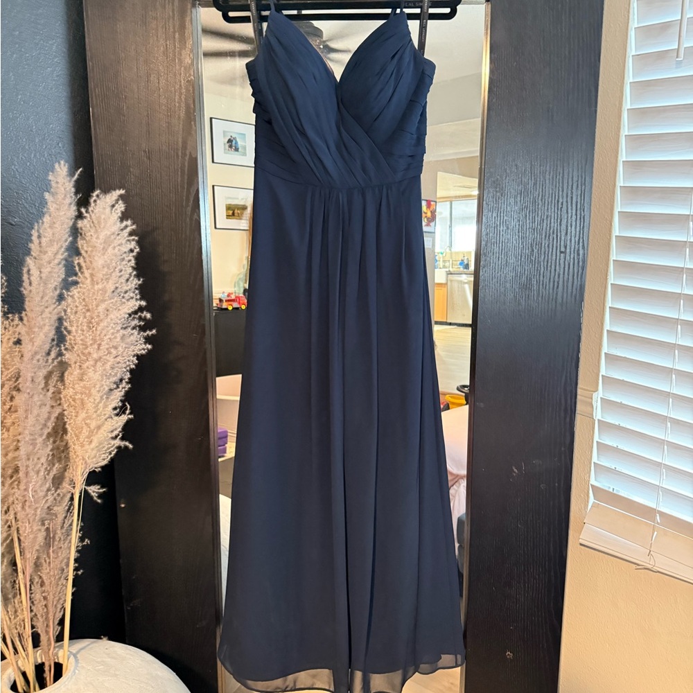 Bill Levkoff Navy Blue Wedding Dress
